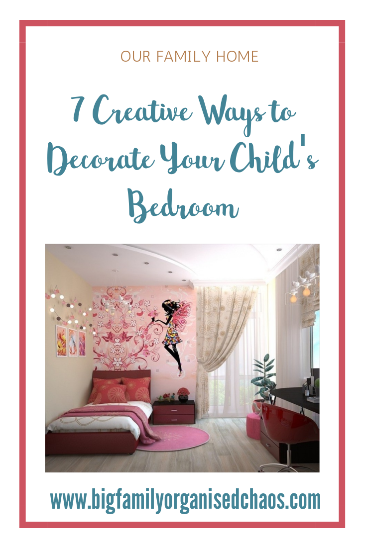 A childs bedroom should be welcoming enough to want to sleep in there but not too comfy that they refuse to come out of it! Click through to find out 7 creative ways to decorate your child's bedroom