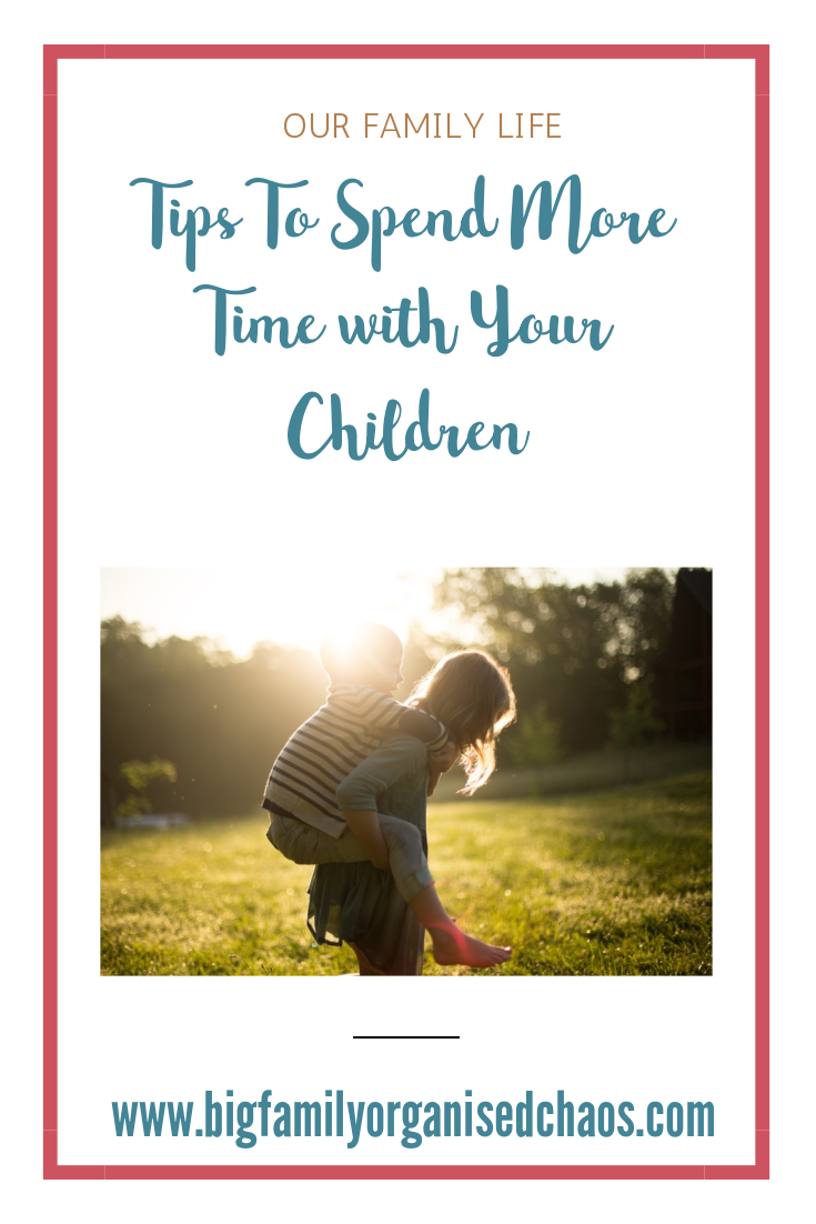 We all lead such busy lives these days and with so many parents both having to work full time, family time is very limited, click through to find tips to spend more time with your children.