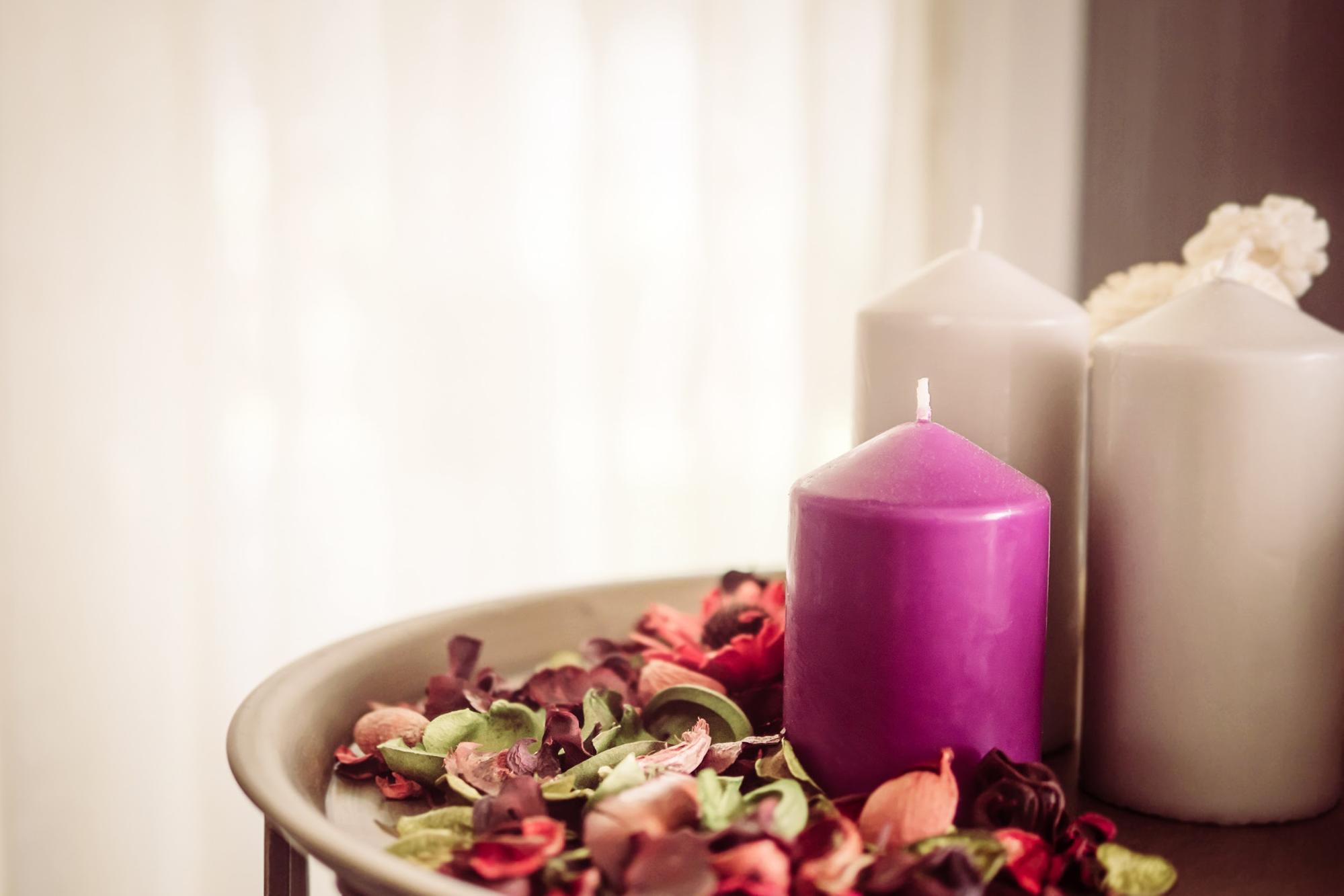 5 Ways Your Home Can Increase Your Happiness including sweet smelling candles