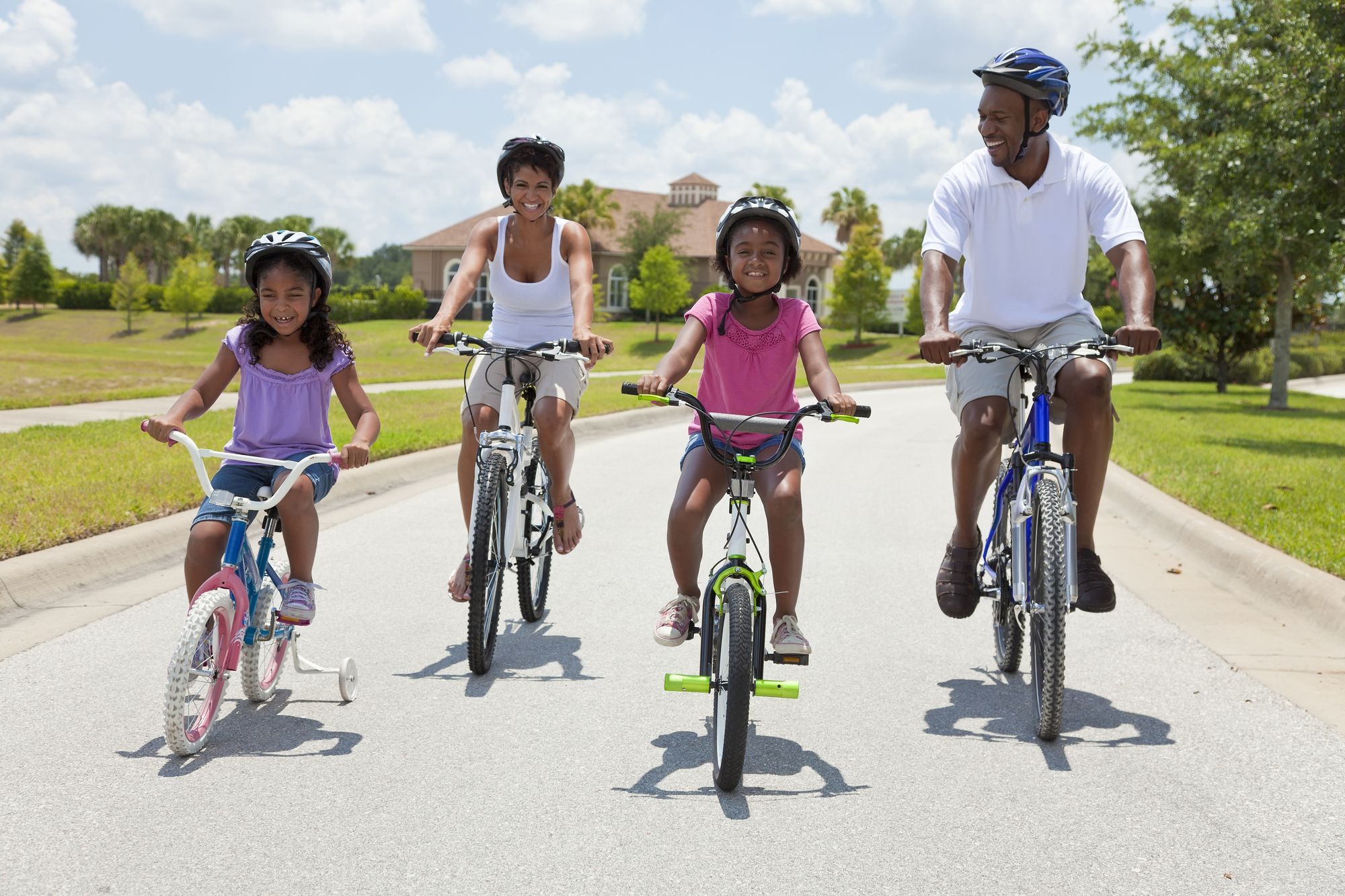 spend time with your family exercising