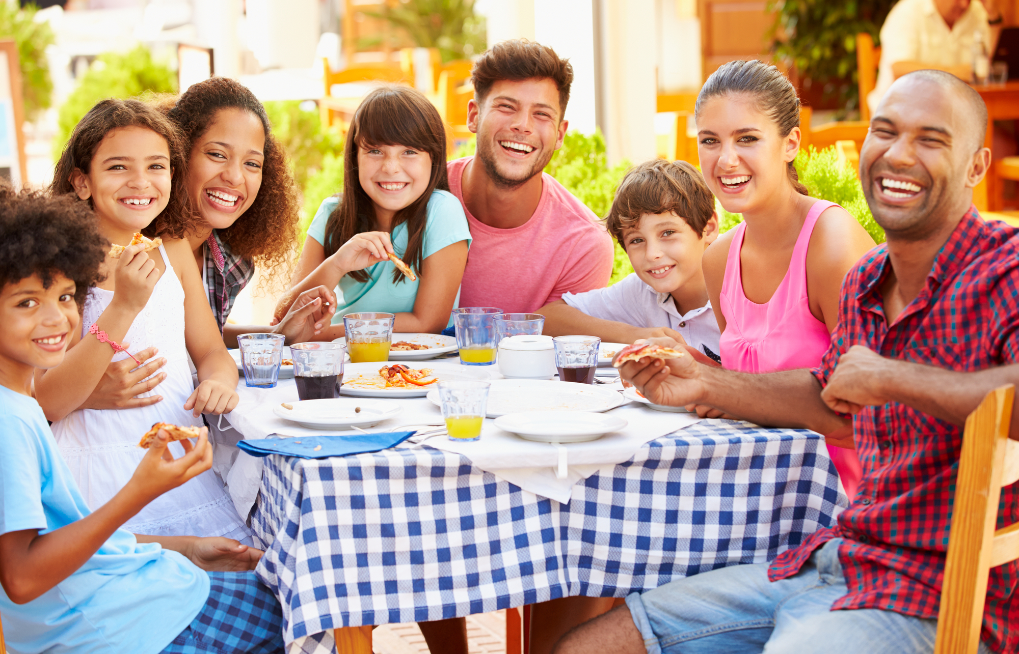 spend time with your family eating together