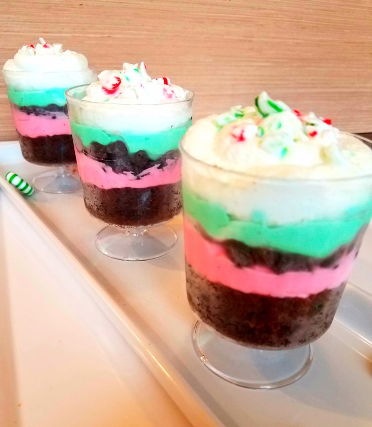 triple chocolate parfait