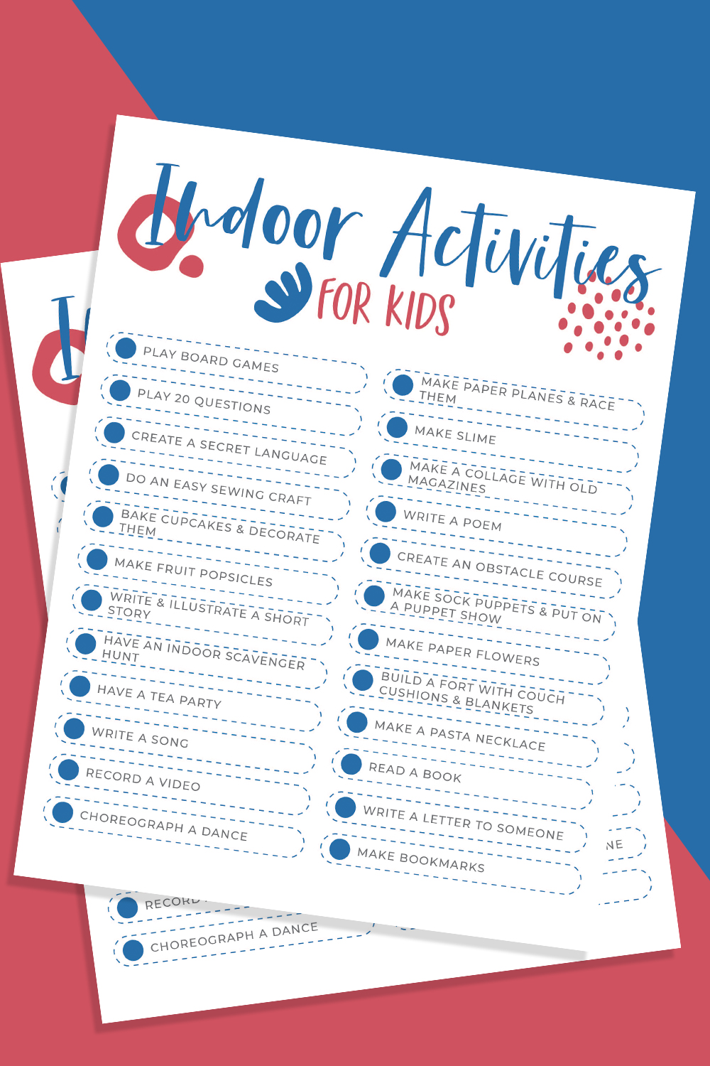 Indoor Activities for Kids