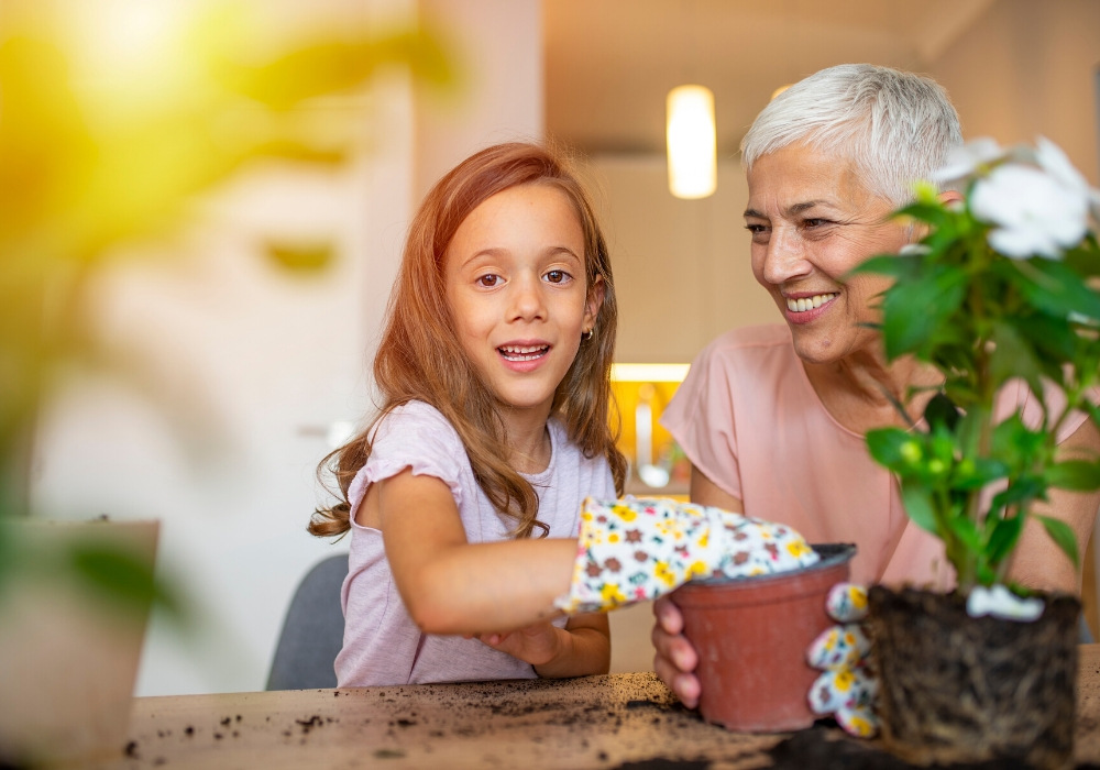 Gardening with children