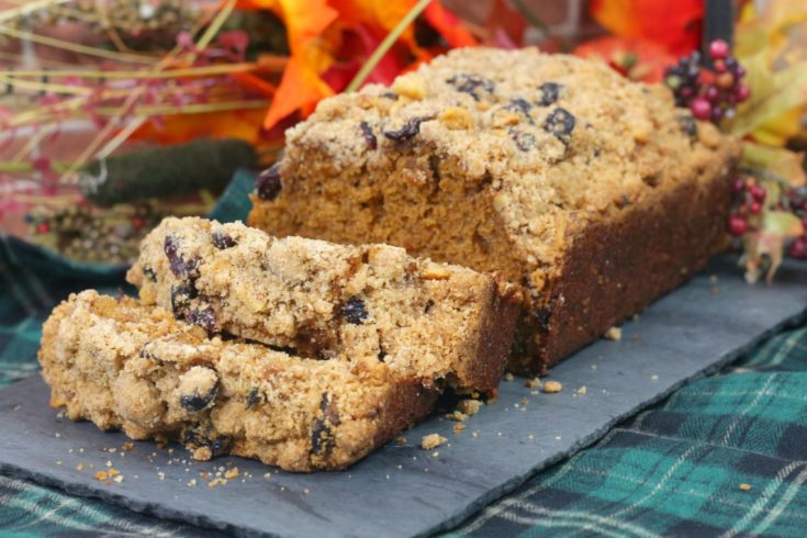 pumpkin cranberry walnut crumble