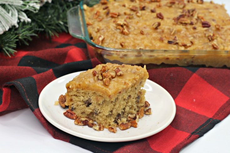 Butter Pecan Sheet Cake 